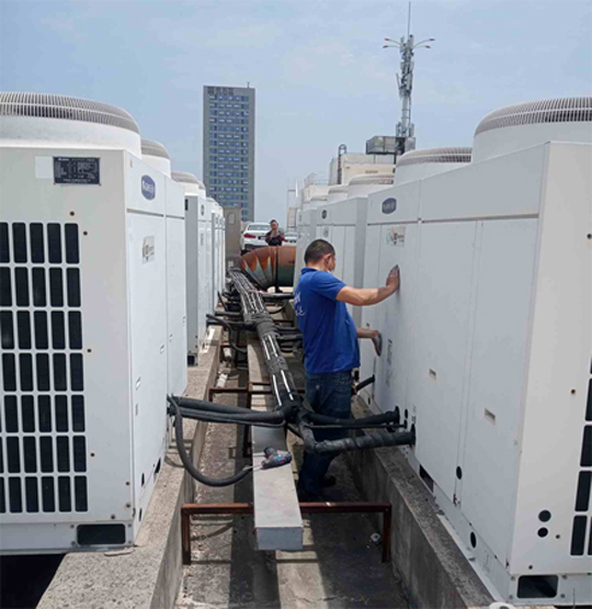 方正中央空调制热和不制冷系统维修方法